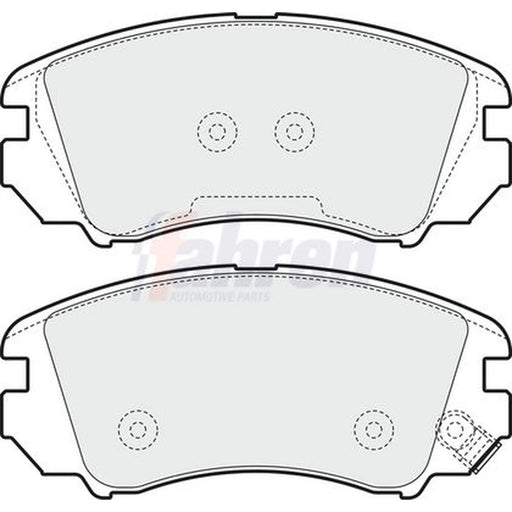Fahren Front Brake Vented Discs & Pads fits Kia Soul I 2009-2014 1.6