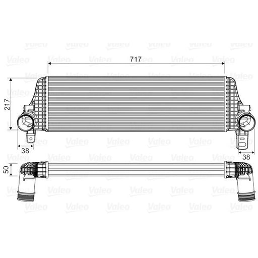 Valeo Intercooler (Charge Air Cooler) 818659