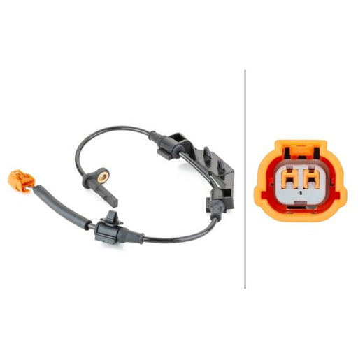 Hella ABS Wheel Speed Sensor Rear 6PU 230 040-231