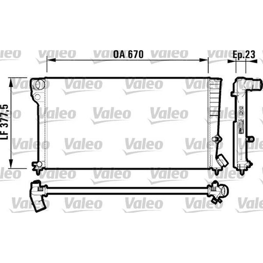 Valeo Engine Radiator 731744