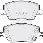 Fahren Front Brake Vented Discs & Pads fits Fiat Tipo 2015-2020 1.3 1.4 1.6