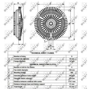 NRF Radiator Fan Clutch 49532