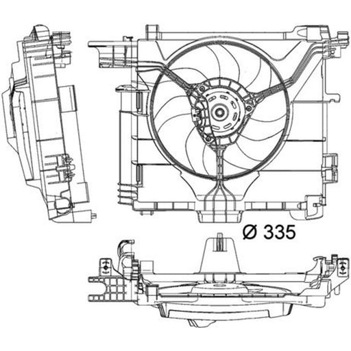 Mahle Engine Cooling Fan CFF 211 000P
