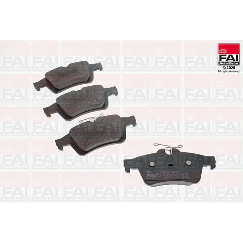 FAI Rear Brake Pad Set BP205
