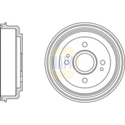 NAPA Brake Drum Assembly Rear NDR1035