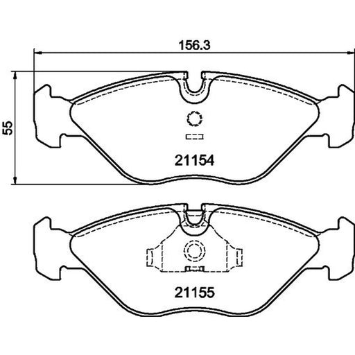DON Front Brake Pad Set PCP1465