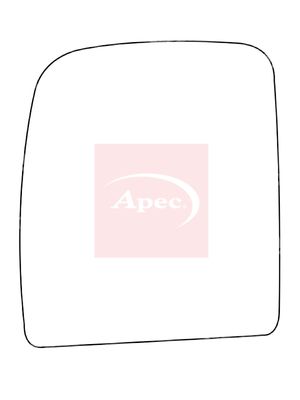Apec Red Exterior Wing Mirror Glass AMS2811