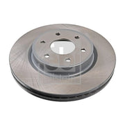Febi 2 x Internally Vented Front Brake Discs 170041-x2