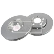 Borg & Beck 2 x Vented Rear Brake Discs BBD4183-x2