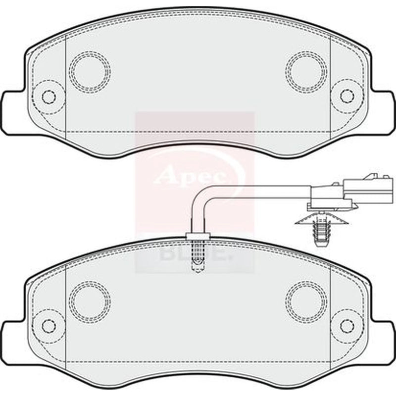 Apec Rear Brake Pad Set PD3272