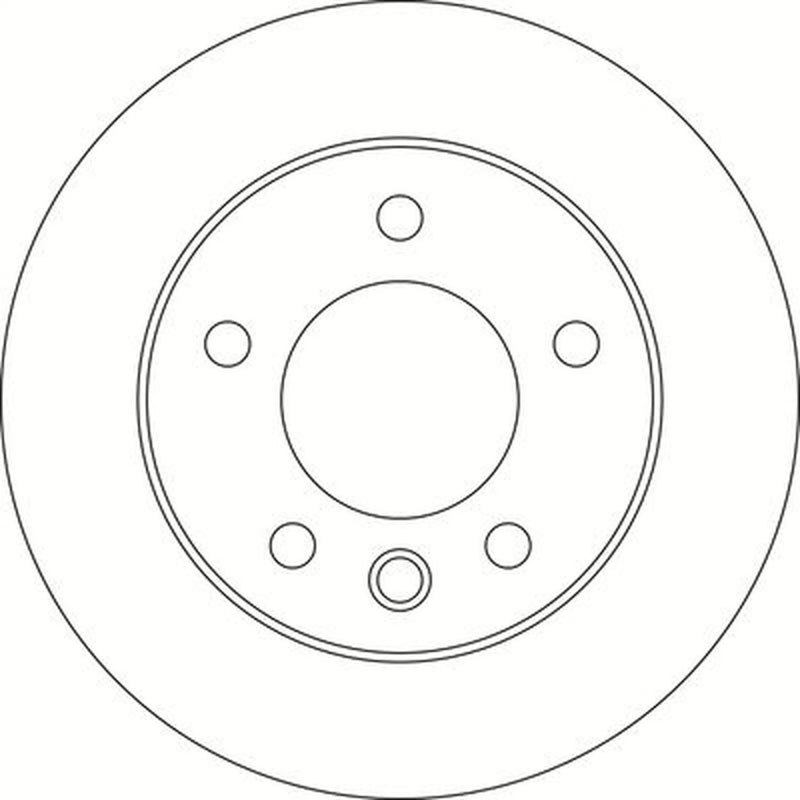 Abtex 2 x Vented Brake Discs BD1845V