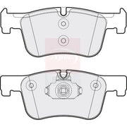 Apec Front Brake Pad Set PD3290