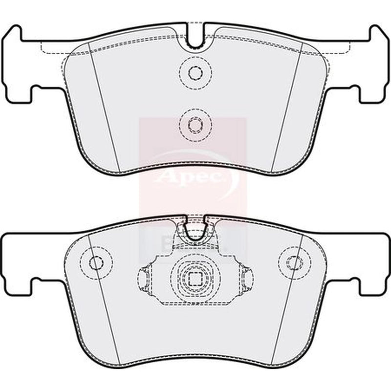 Apec Front Brake Pad Set PD3290