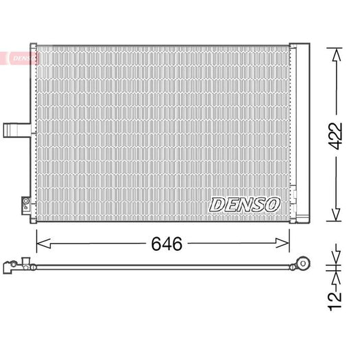 Denso Air Conditioning Condenser DCN17027