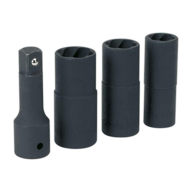 Sealey Impact Wheel Nut/Removal Flip Sockets 1/2"Sq Drive SX271 Sealey  - Town Parts