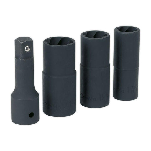 Sealey Impact Wheel Nut/Removal Flip Sockets 1/2"Sq Drive SX271 Sealey  - Town Parts