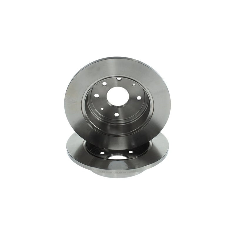 Bosch 2 x Solid Rear Brake Discs 0986479A56-x2