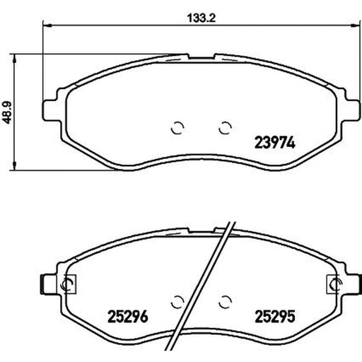 Mintex Front Brake Pad Set MDB3214
