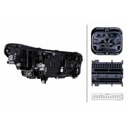 Hella Headlight Headlamp LED Left 1LX 015 368-431