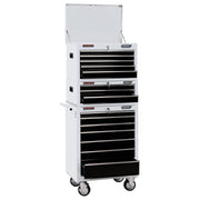 Draper Combined Roller Cabinet and Tool Chest, 15 Drawer, 26", White 04597 Draper  - Town Parts