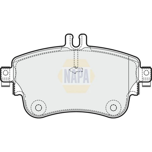 NAPA Front Brake Pad Set NBP1252