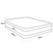 Dellonda Raised Air Bed with Removable Electric Pump & Storage Bag - Queen - Dellonda - Van Life Living