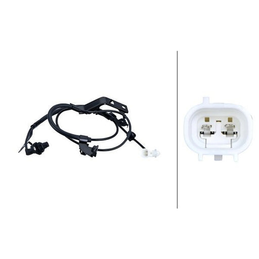 Hella ABS Wheel Speed Sensor Front Right 6PU 230 048-751