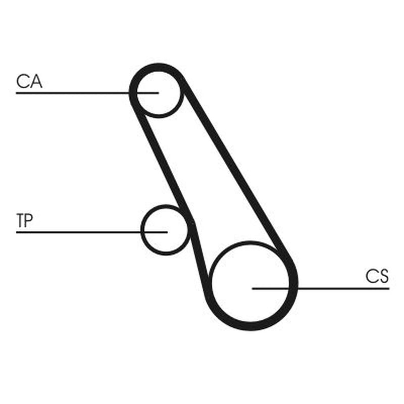 Continental CTAM Timing Belt Kit with Rollers CT1109K1