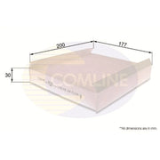 Comline Cabin Air Filter (Pollen Filter) EKF198