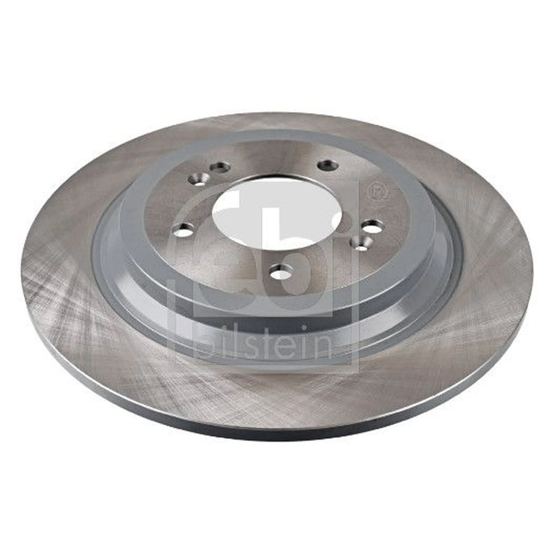 Febi 2 x Solid Rear Brake Discs 108637-x2