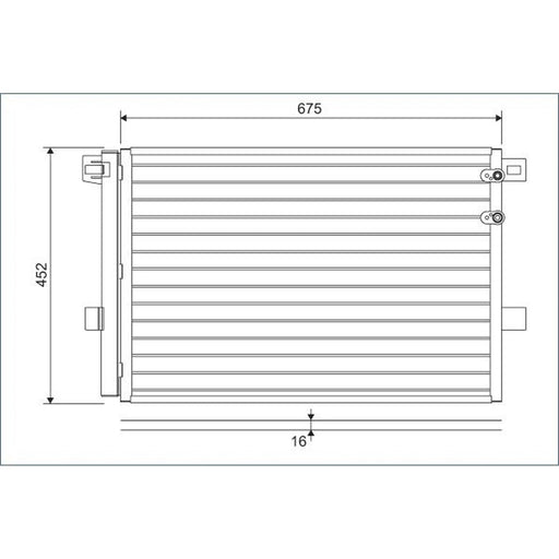 Valeo Air Conditioning Condenser 814054