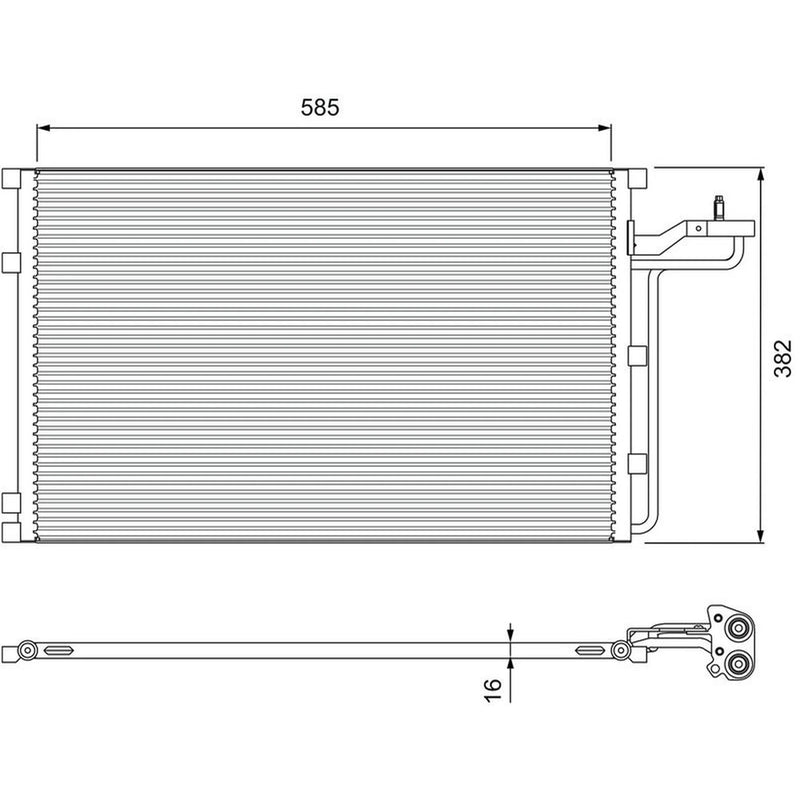 Valeo Air Conditioning Condenser 814416