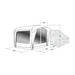 Outwell Crossville 250SA Air Drive-Away Campervan Air Awning 175-200cm - Outwell - Van Life Living