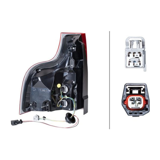 Hella Tail Light / Lamp PY21W Right 2SK 011 065-041