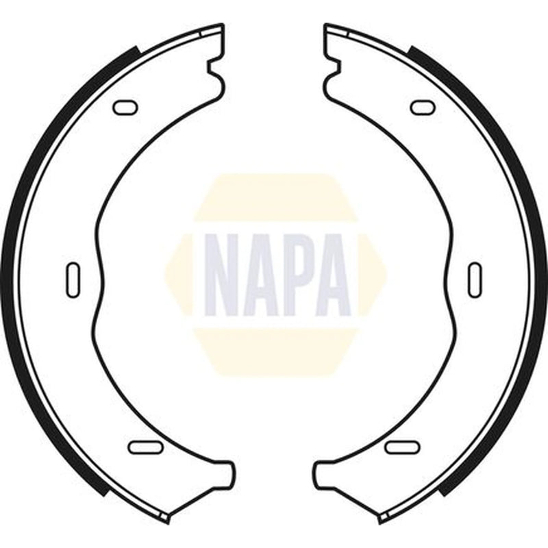 NAPA Parking Brake Shoe Set NBS5018