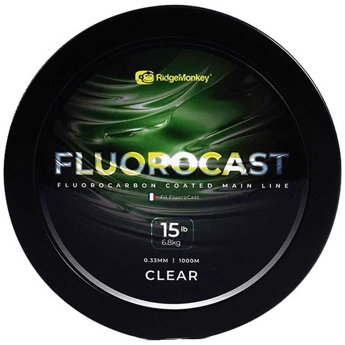 RidgeMonkey FluoroCast Fluoro Coated Mainline 0.33mm/15lb - RidgeMonkey - Van Life Living