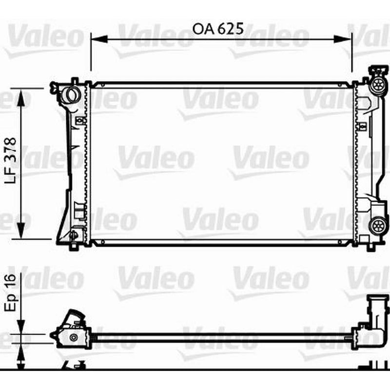 Valeo Engine Radiator 734712