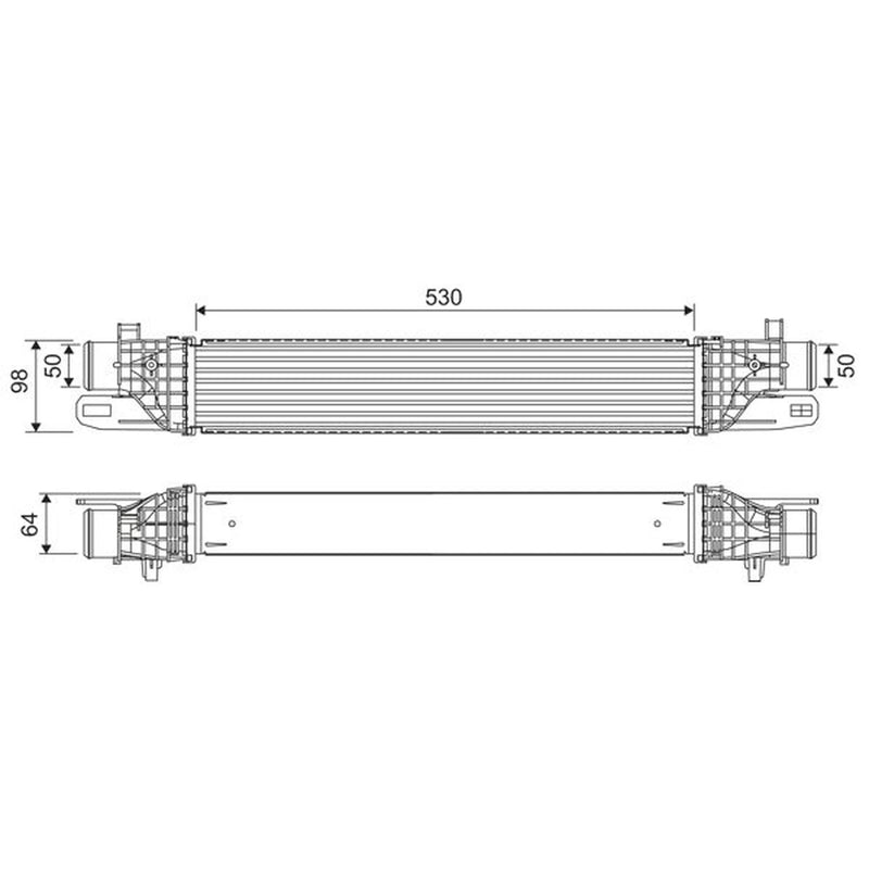 Valeo Intercooler (Charge Air Cooler) 818541
