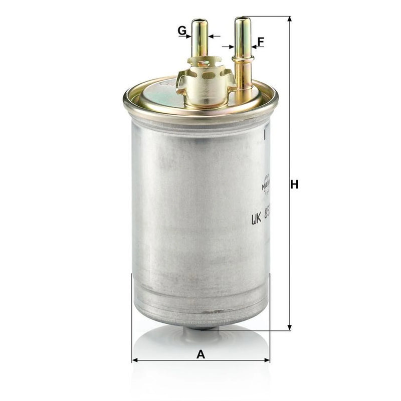 MANN-FILTER Fuel Filter Element WK 853/7