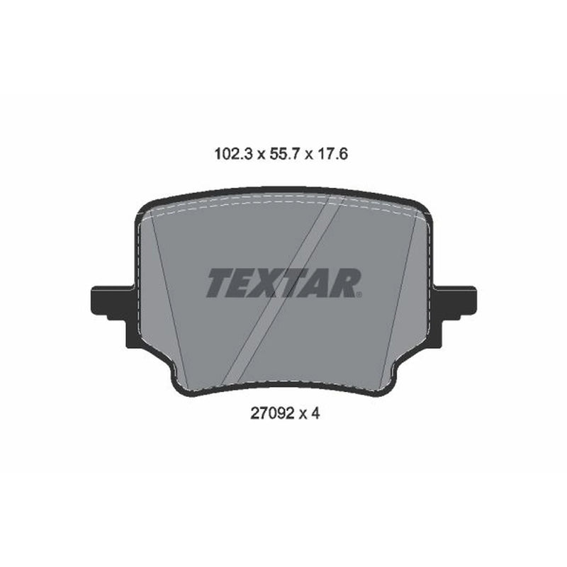 Textar Rear Brake Pad Set 2709201