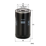 MANN-FILTER Engine Oil Filter W 950/1
