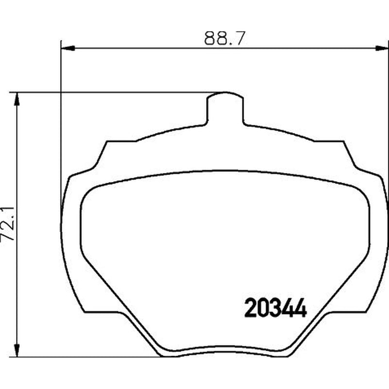 Mintex Mintex Rear Brake Disc Kit solid 290mm MDK0142