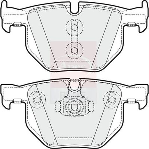 Apec Rear Brake Pad Set PD3341