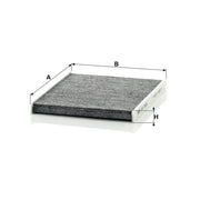 MANN-FILTER Cabin Air Filter (Pollen Filter) below the middle CUK 2026
