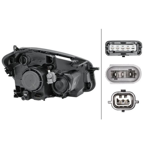 Hella Headlight Headlamp H7/H7 Left 1EL 010 335-051