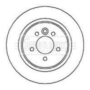 Borg & Beck 2 x Solid Rear Brake Discs BBD4228-x2