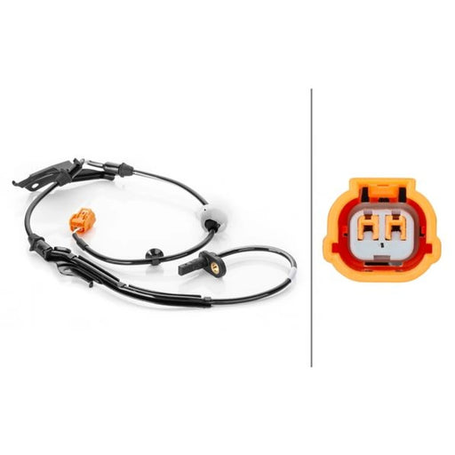 Hella ABS Wheel Speed Sensor Front Right 6PU 230 040-121