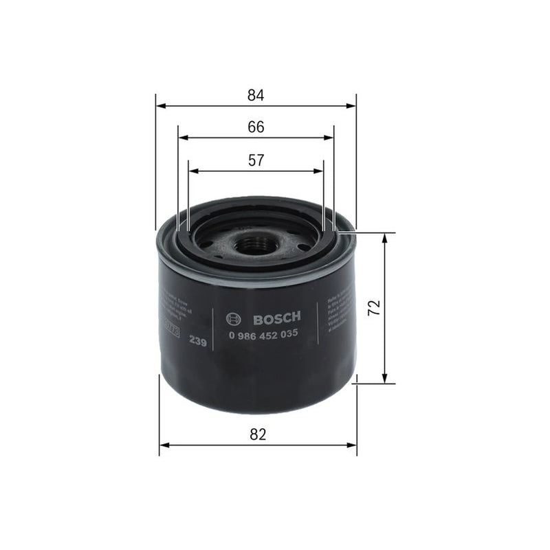 Bosch Engine Oil Filter 0 986 452 035