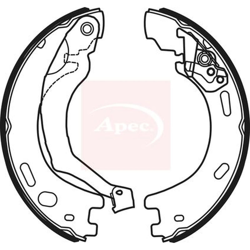 Apec Parking Brake Shoe Set SHU724