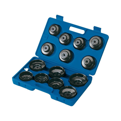 Draper Oil Filter Cup Socket Set, 3/8" Sq. Dr. (15 Piece) 40105 Draper  - Town Parts